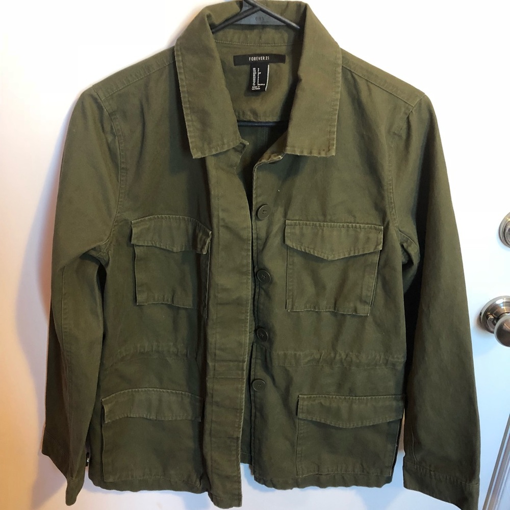 Green bomber jacket! Super cute!